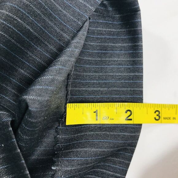 Hart Schaffner Marx Suit Wool Gold Trumpeter 44 S Stripe Gray 39 x 30 Pants  USA - Picture 16 of 16
